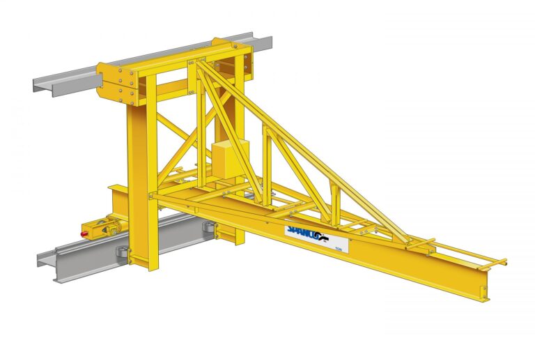 Wall Traveling Jib Cranes Air Components Inc   WallTravelingJib 768x485 