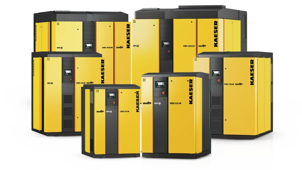 Rotary screw blowers up to 335 hp