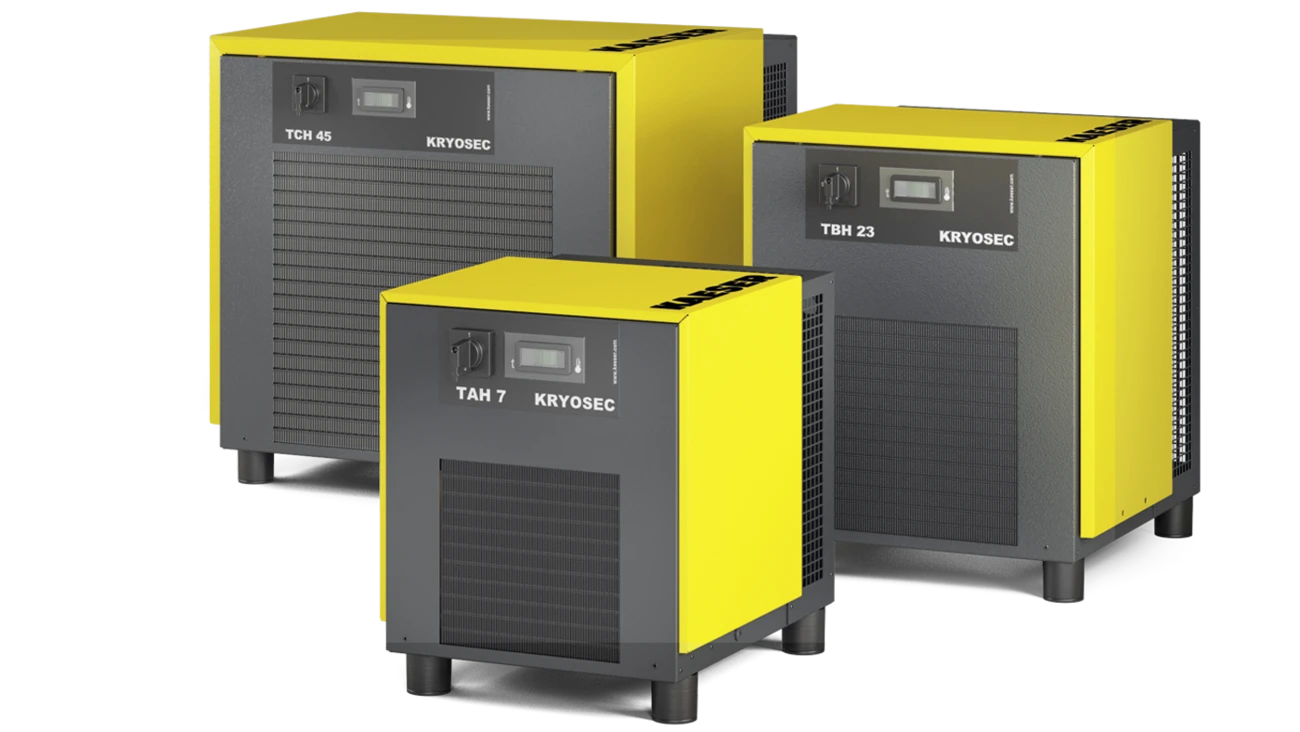 Small Refrigerated Air Dryers 12 to 159 scfm